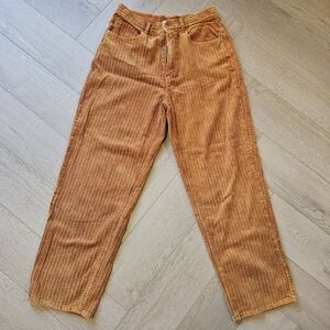 Orange corduroy BDG jeans